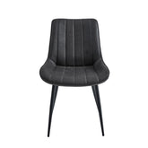 Verta Dining Chair - Anthracite Microfiber